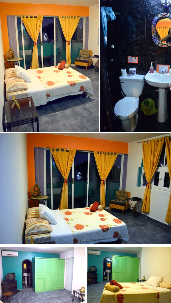 Um dos quartos privados do Hostel Quetzal