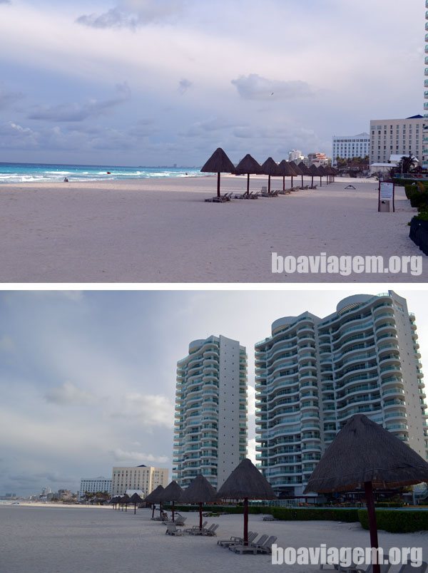 Praia Chac Mool em Cancun