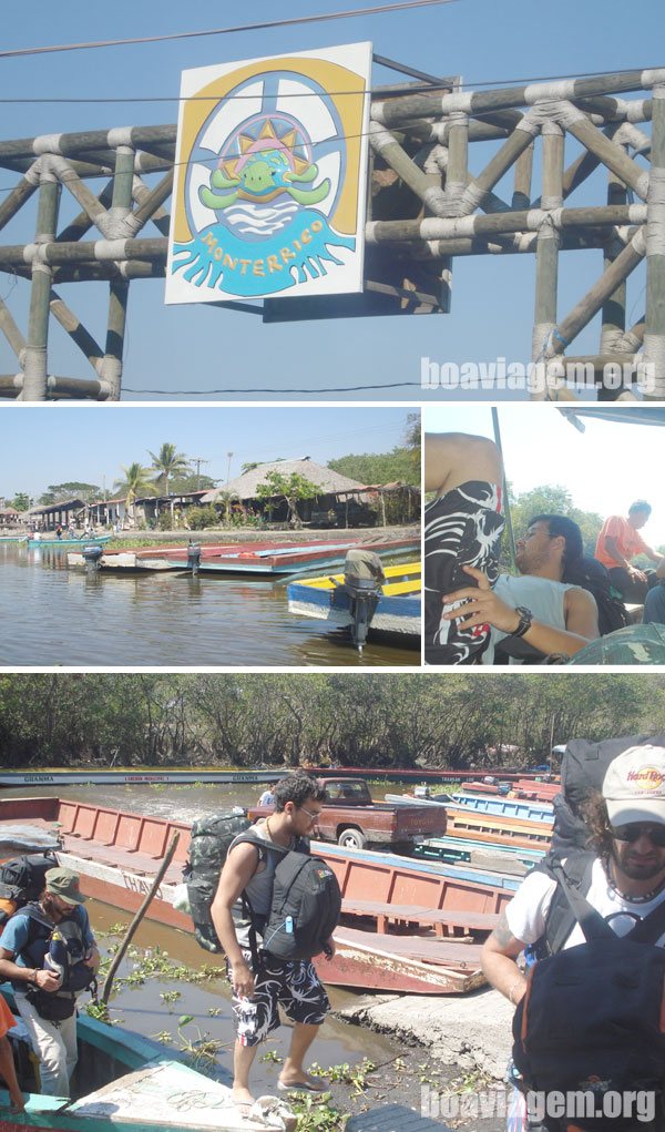 Desembarcando em Monterrico - Praia na Guatemala