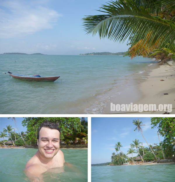 O cais de Samui e algumas praias