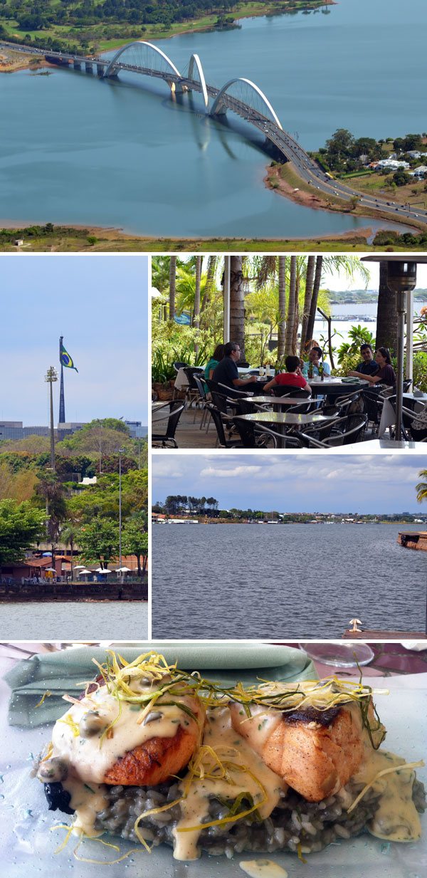 Chegando em Brasília e almoço no Pontão do Lago Sul