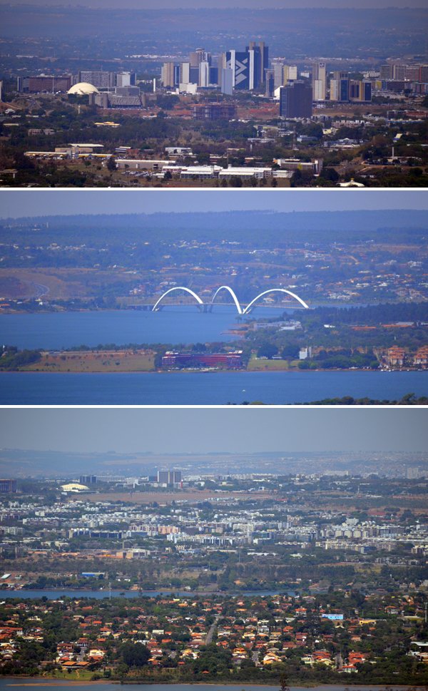 Vista da Capital Federal desde o topo da Torre de Tv Digital