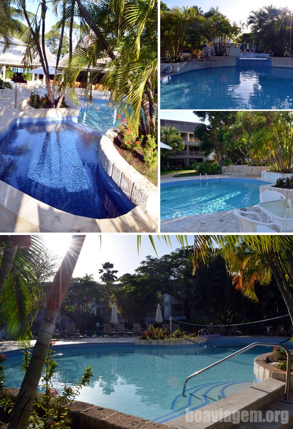 Piscinas do The Club em Barbados