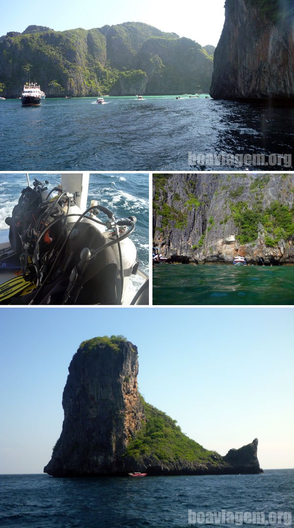 Mergulho em Maya Bay, Koh Phi Phi, Tailândia