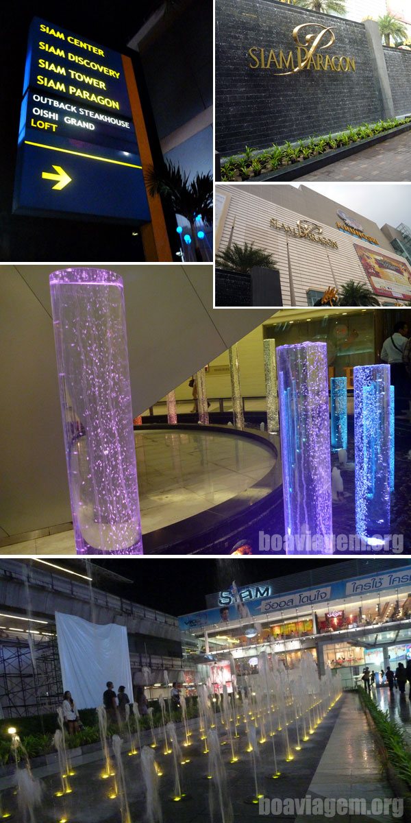 Siam - complexo de shopping em Bangkok