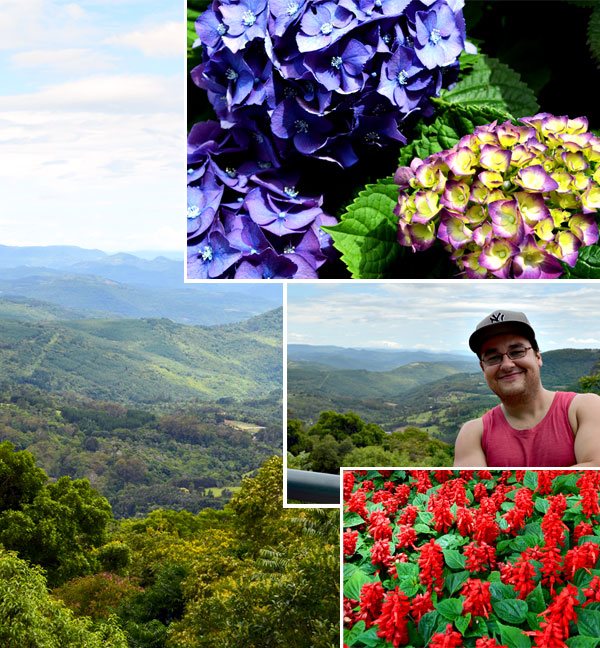 Gramado e Canela, belíssimas paisagens e muitas flores no caminho do visitante