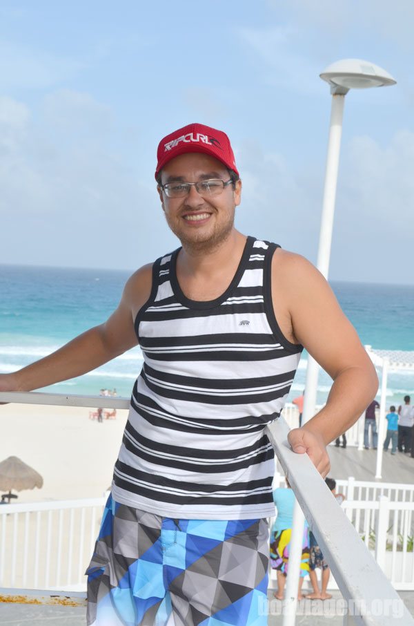 Na praia mais bonita da Zona Hotelera de Cancun