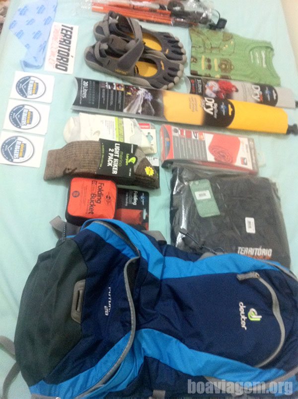 Equipamentos dos #AdventureBloggers - prontos pras trilhas!