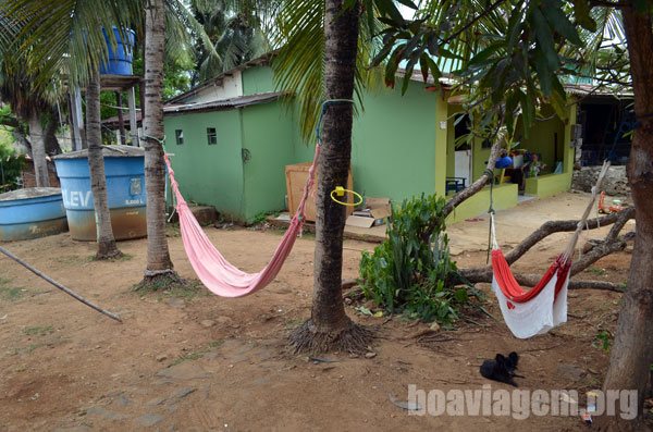 A hospedaria de dona Maria de Gouvêia, na Vila dos Remédios em Noronha