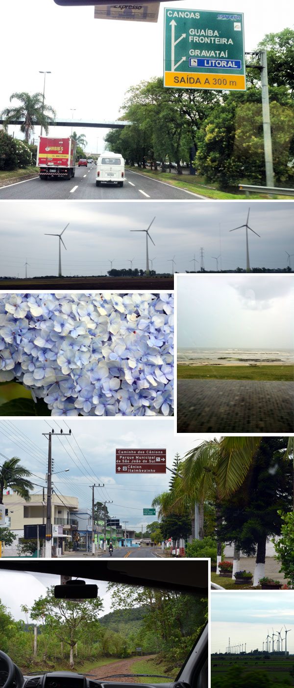 Detalhes da viagem desde Porto Alegre até Praia Grande/SC