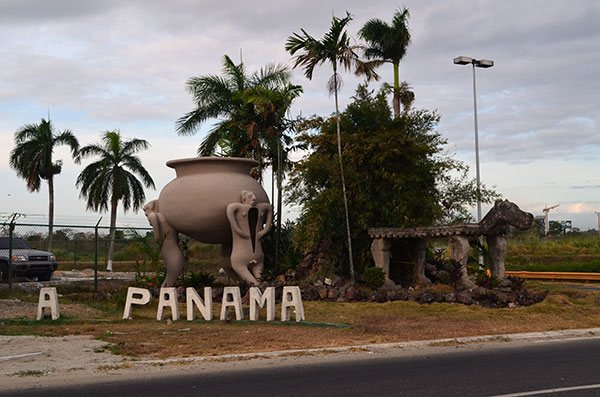 Perambulando no aerporto do Panamá ainda na ida