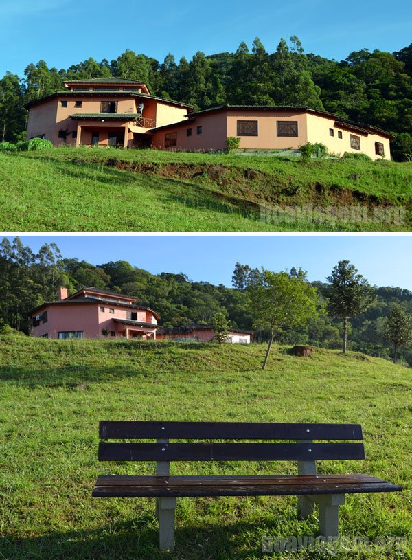 Vista da Pousada Aracema, em Aparados da Serra