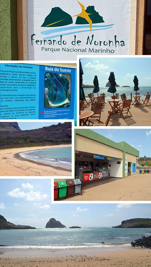 Chegando na Baia do Sueste em Fernando de Noronha
