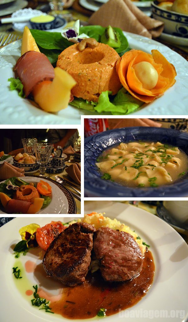 Jantar no Parador Casa da Montanha - Cambará do Sul/RS