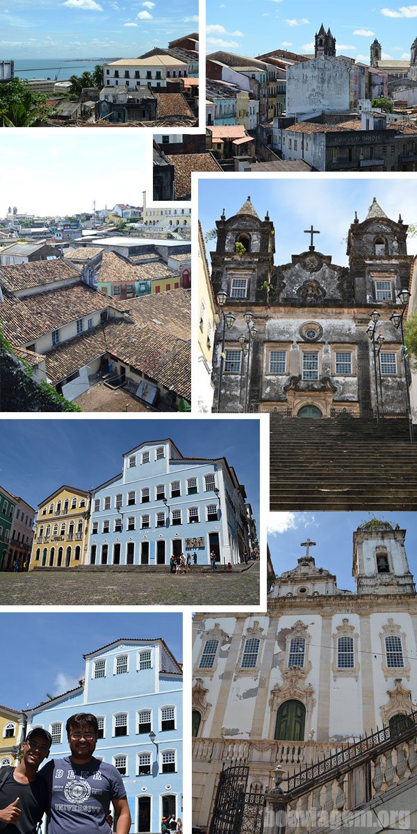 Centro Histórico de Salvador: O blogueiro Cidilan do Se Pluga no Mundo me mostrando a sua cidade