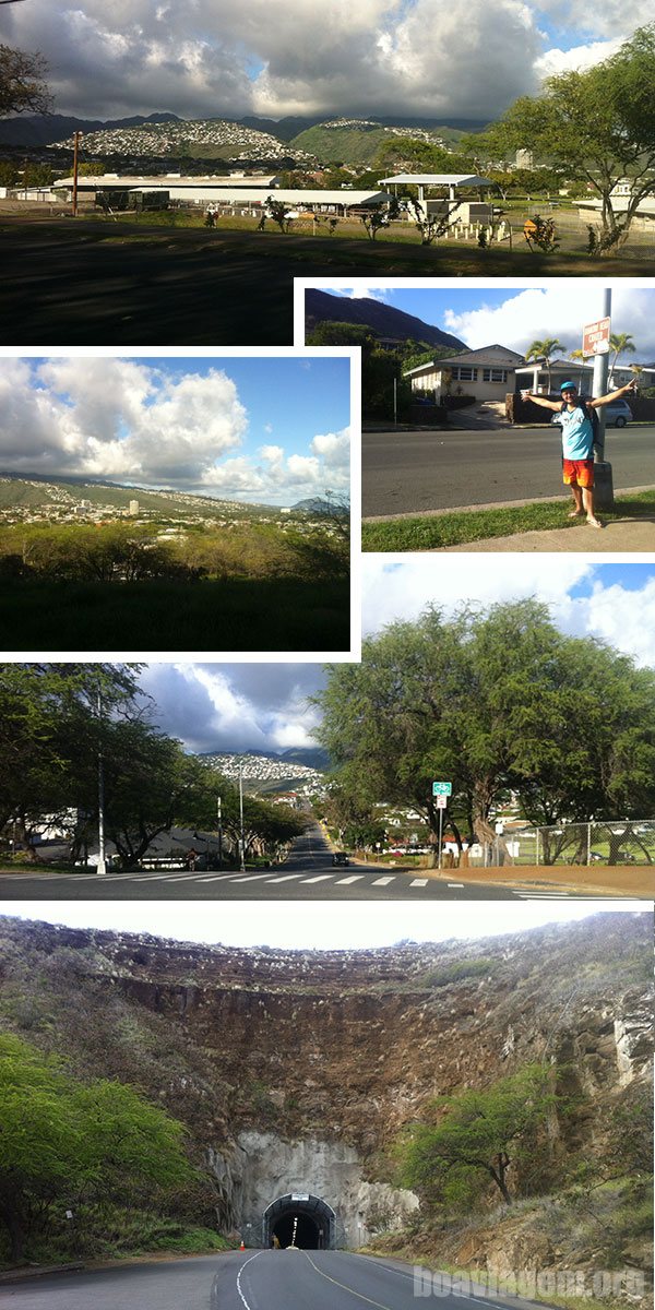 Primeira vez na cratera do Diamond Head