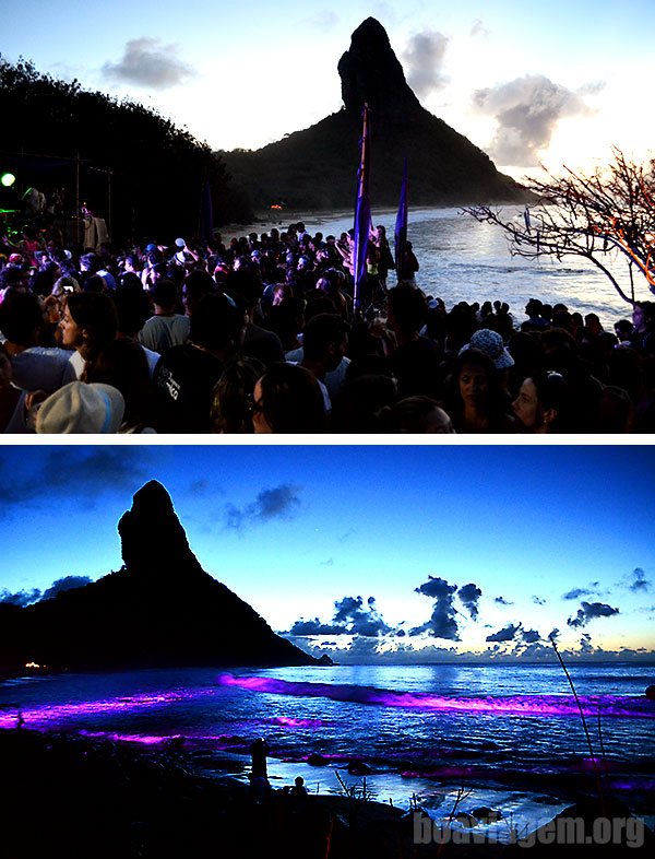 Morro do Pico e a primeira balada de 2013 em Noronha