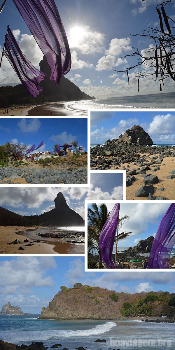 Praia e Bar do Meio em Noronha