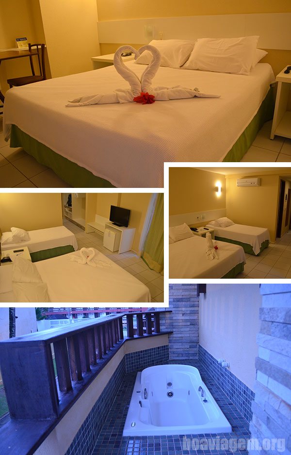 Típico quarto do Best Western Solar Porto de Galinhas