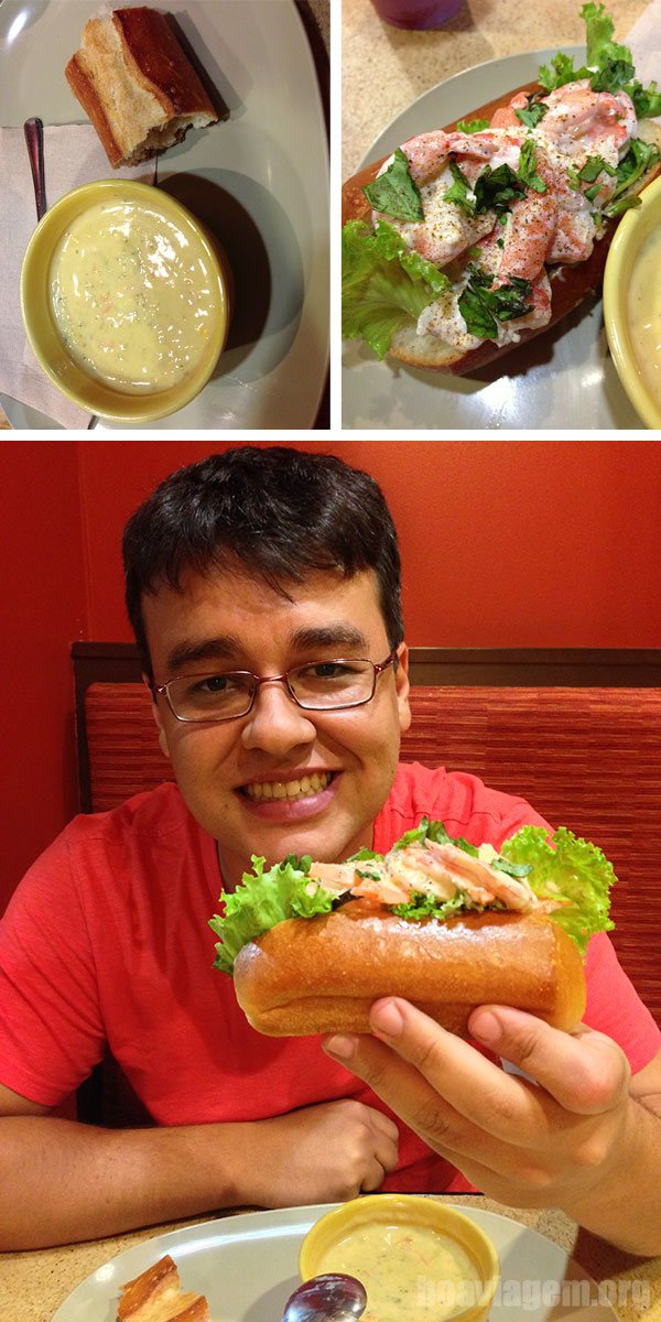 Jantar light e saudável na Panera em Kissimmee