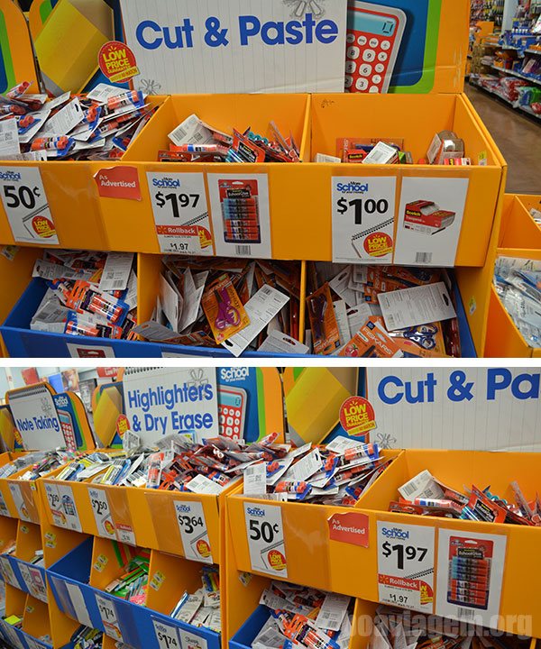 Promoções de volta às aulas no Walmart de Kissimmee
