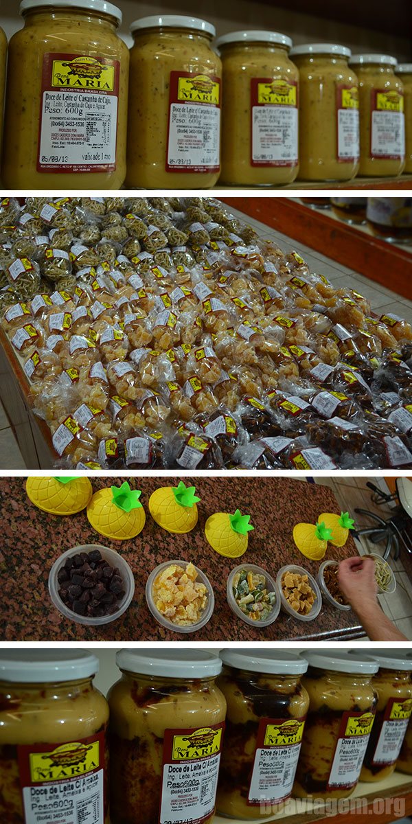 Doces caseiros em compotas ou blocos de vários sabores