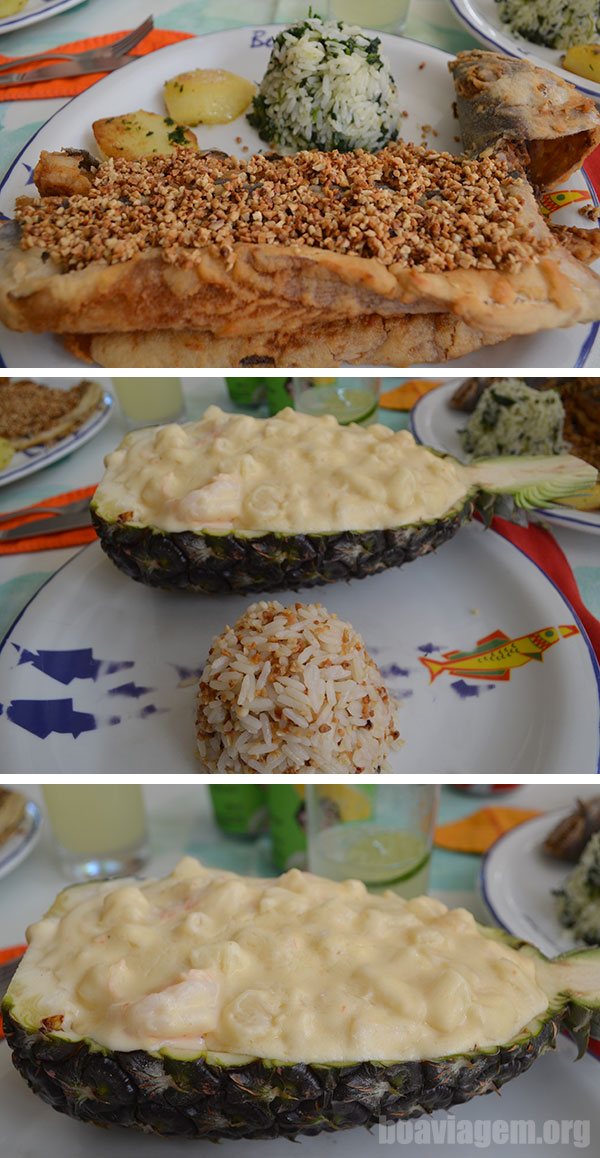 Vai por mim, camarões + abacaxi = combinação perfeita!