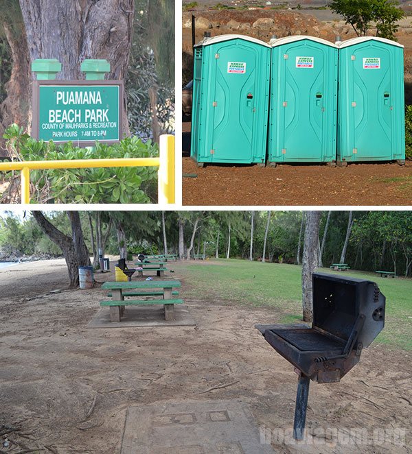 Um dos vários parques de praia de Maui