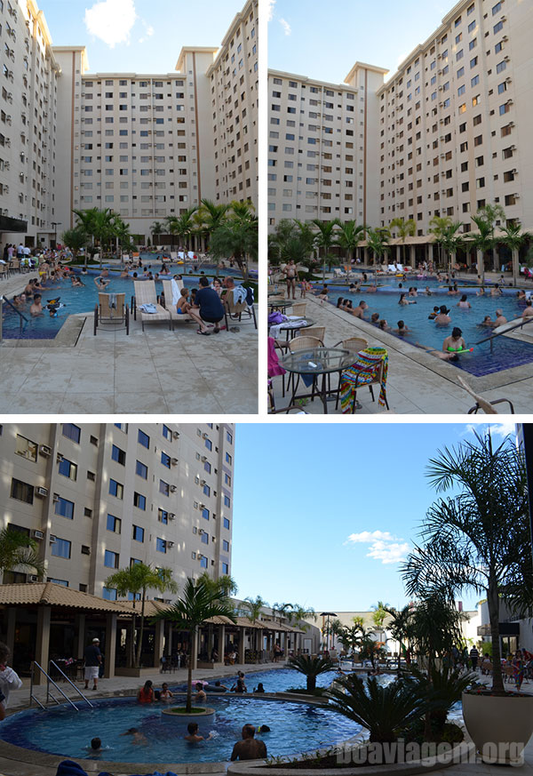 As piscinas de água quente no Privé Boulevard