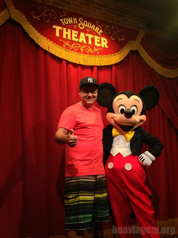 Meu encontro com o Mickey Mouse