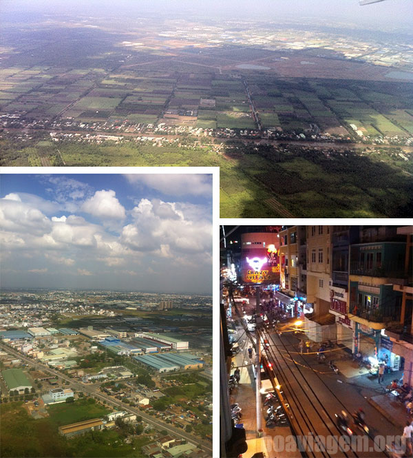 Terra a vista: chegando a velha Saigon