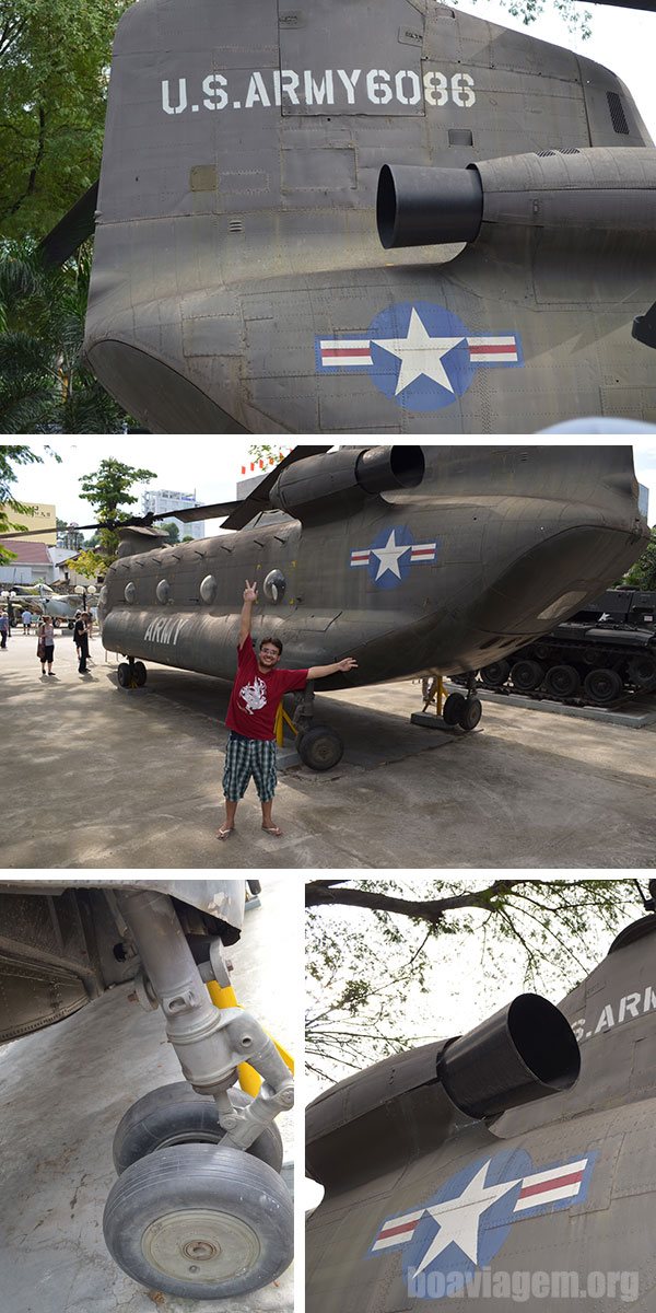 US Army 6086, em exposição no Museu da Guerra em Ho Chi Minh City