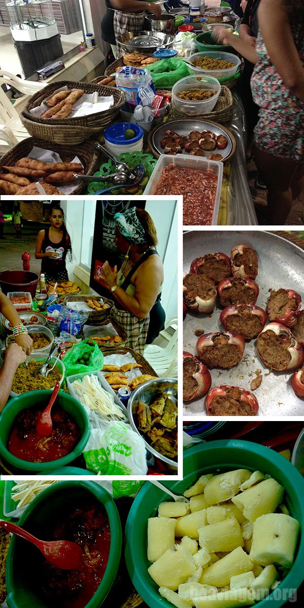 Comida caseira pelas ruas de San Andrés