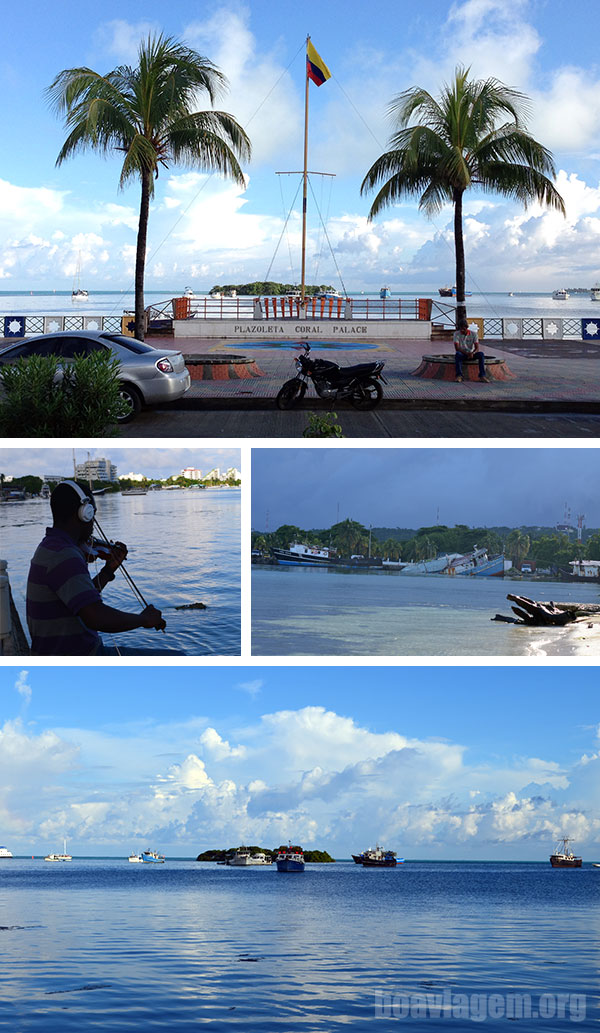 O belo visual da Costa Leste de San Andrés