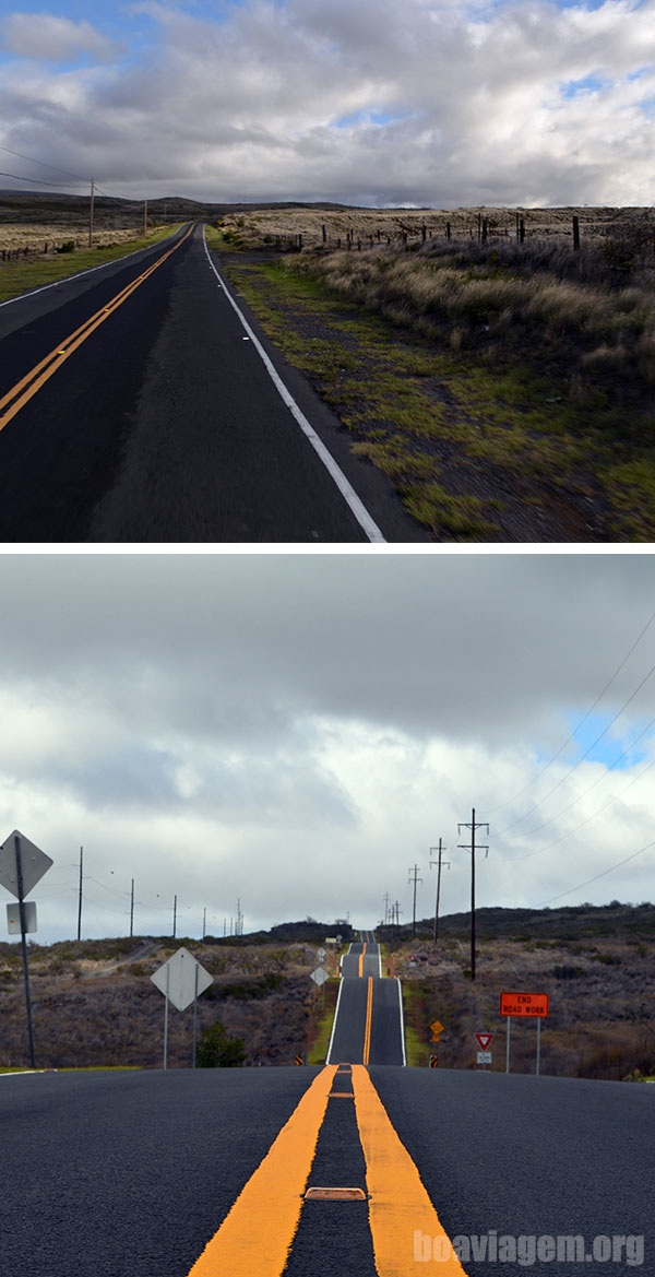 Pegando ondas nas estradas da Big Island - Havaí