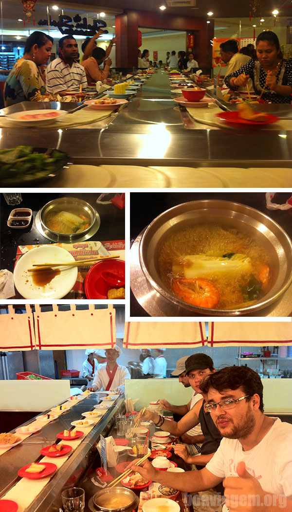Buffet de sushi (#sqn) em Phnom Penh