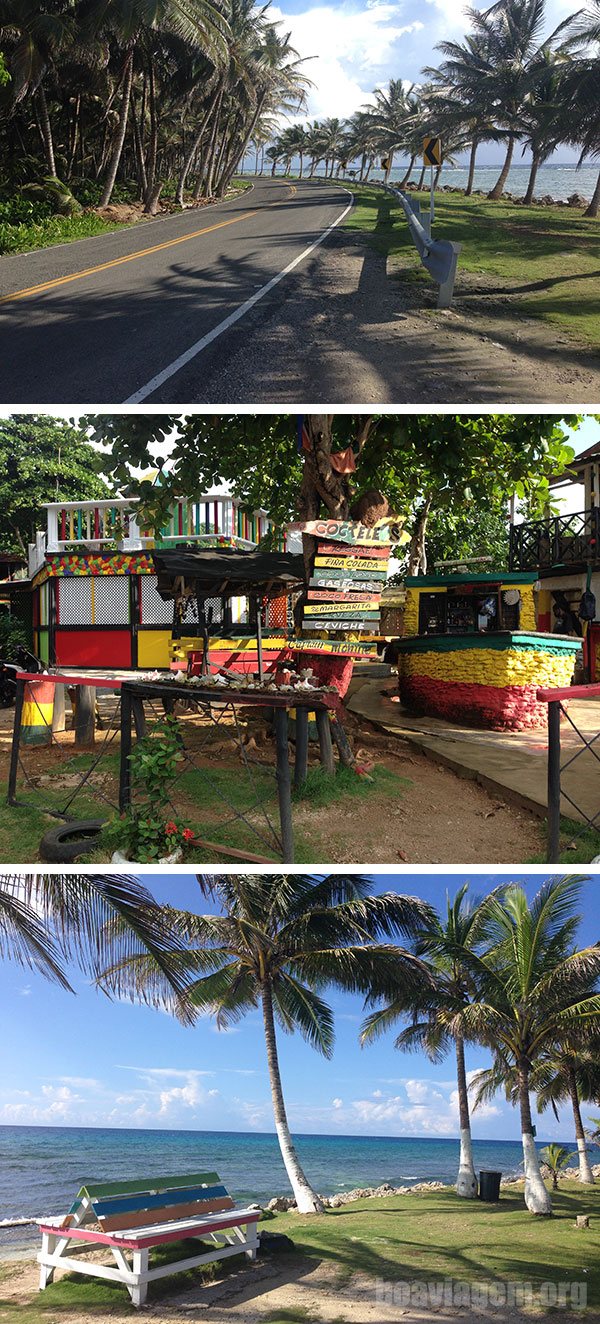 Volta na Ilha de San Andrés em uma scooter