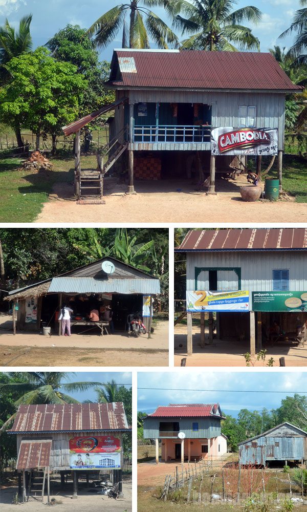 Casas cambojanas
