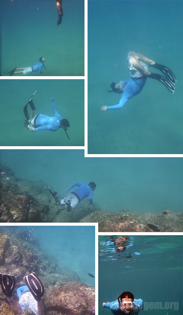 Mergulho livre na Baía do Sancho em Fernando de Noronha