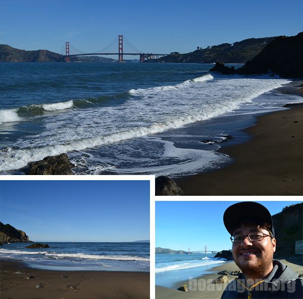 Golden Gate vista de China Beach