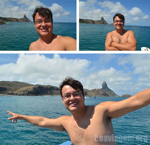 Visual inacreditavelmente lindo em Fernando de Noronha