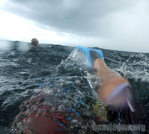 Aguardando o resgaet da embarcação