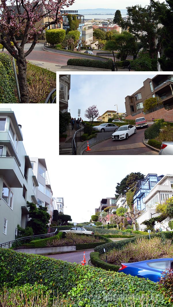 Lombard Street - marco turístico de São Francisco