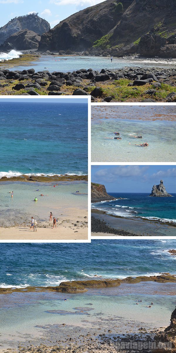 Piscina natural da Praia do Atalaia em Fernando de Noronha