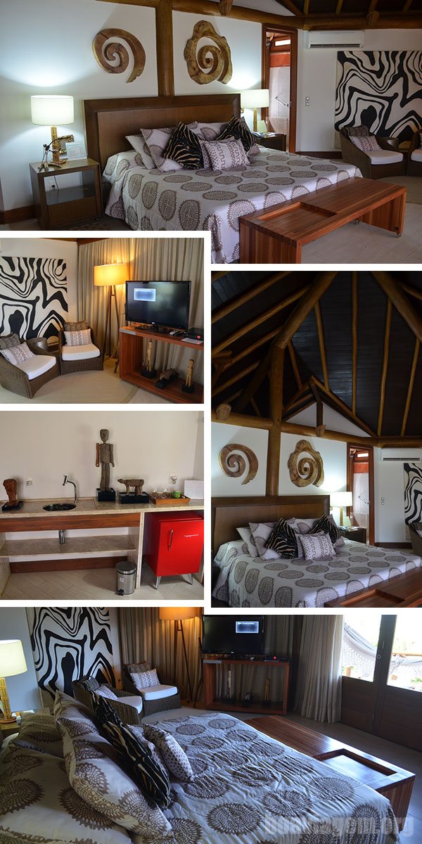 Quarto África na Pousada Tribojú em Fernando de Noronha