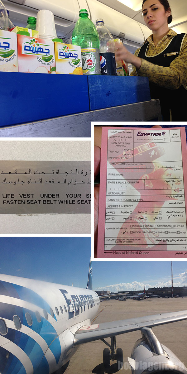 Voando com a Egyptair para uma stop-over inesperada no Cairo