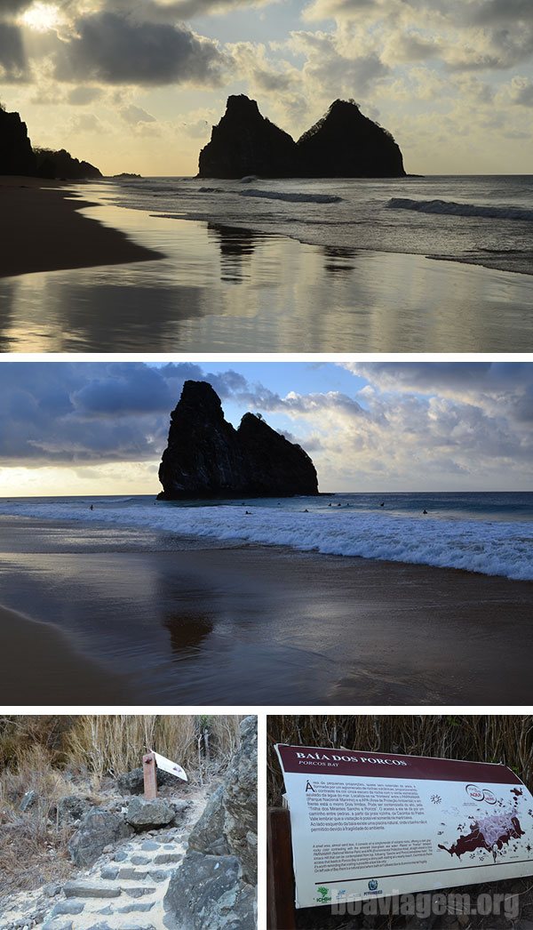 Cacimba do Padre, Morro Dois Irmãos e a entrada para a Baía dos Porcos