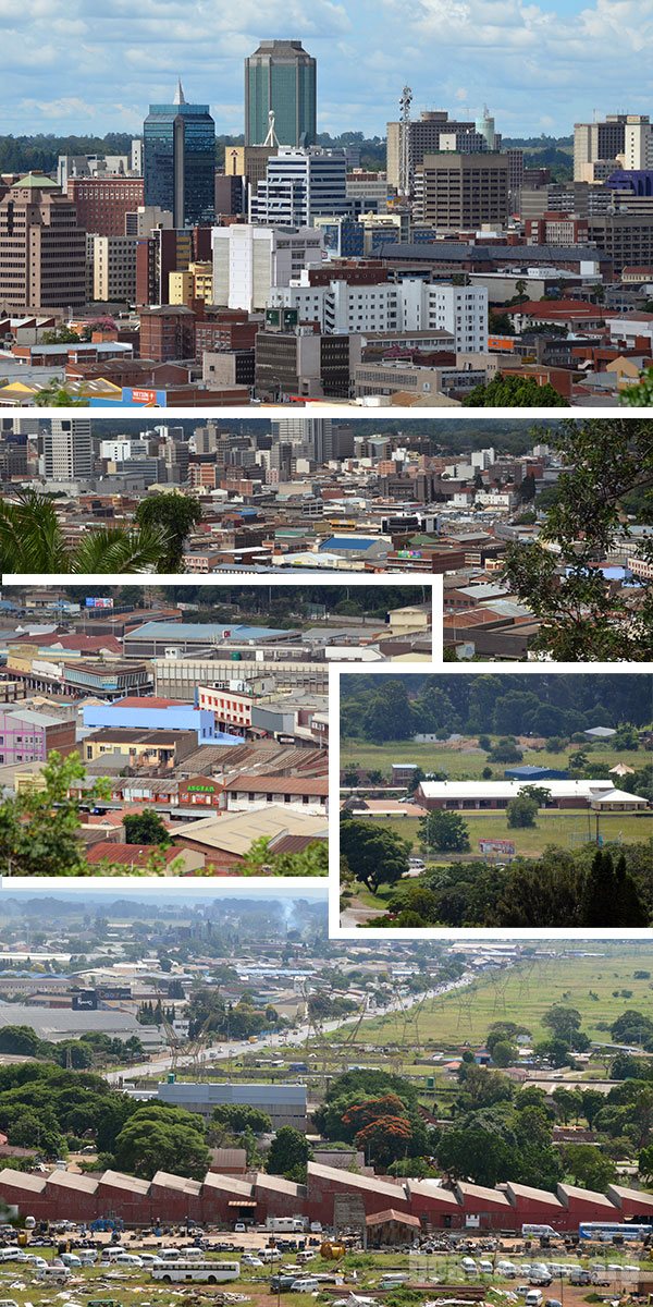 Harare, capital do Zimbabwe - África