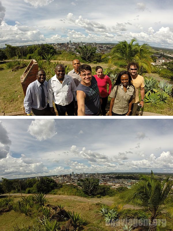 Com a equipe do ZTA - Zimbabwe Tourism Authority