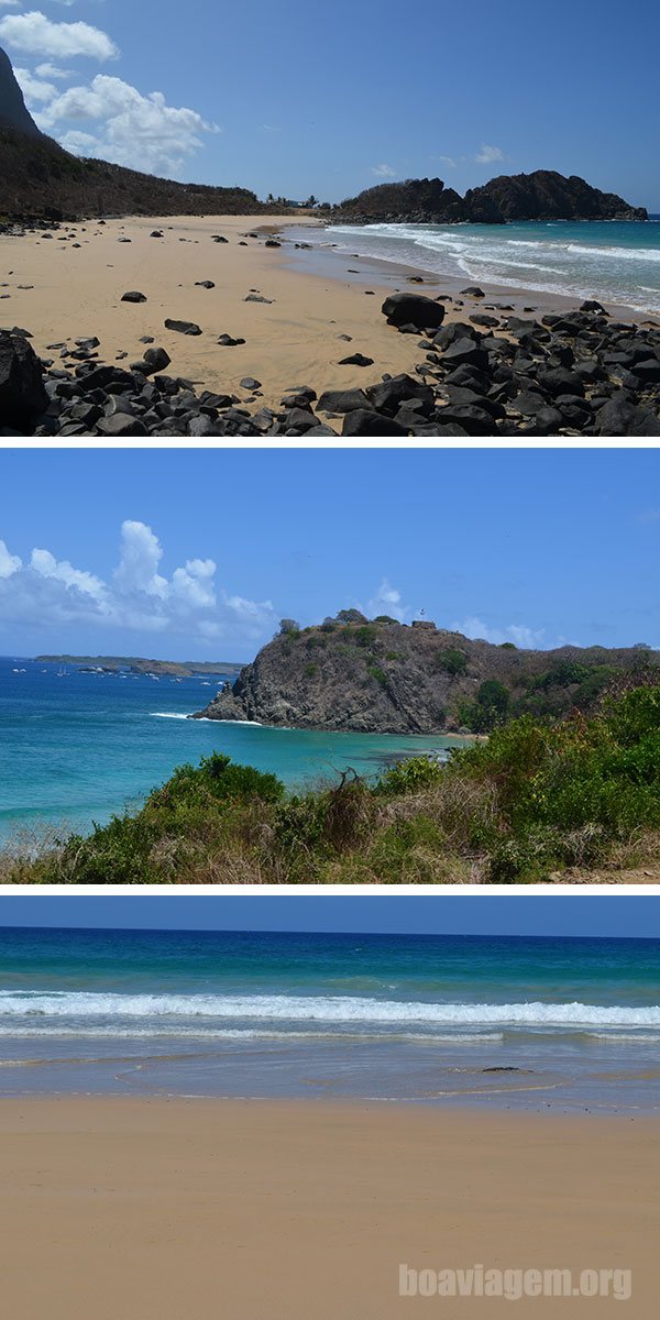 Entre o Cachorro e a Conceição, Praia do Meio em Noronha